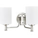 Ailey 2 Light 14.63 inch Polished Nickel Bathroom Vanity Light Wall Light